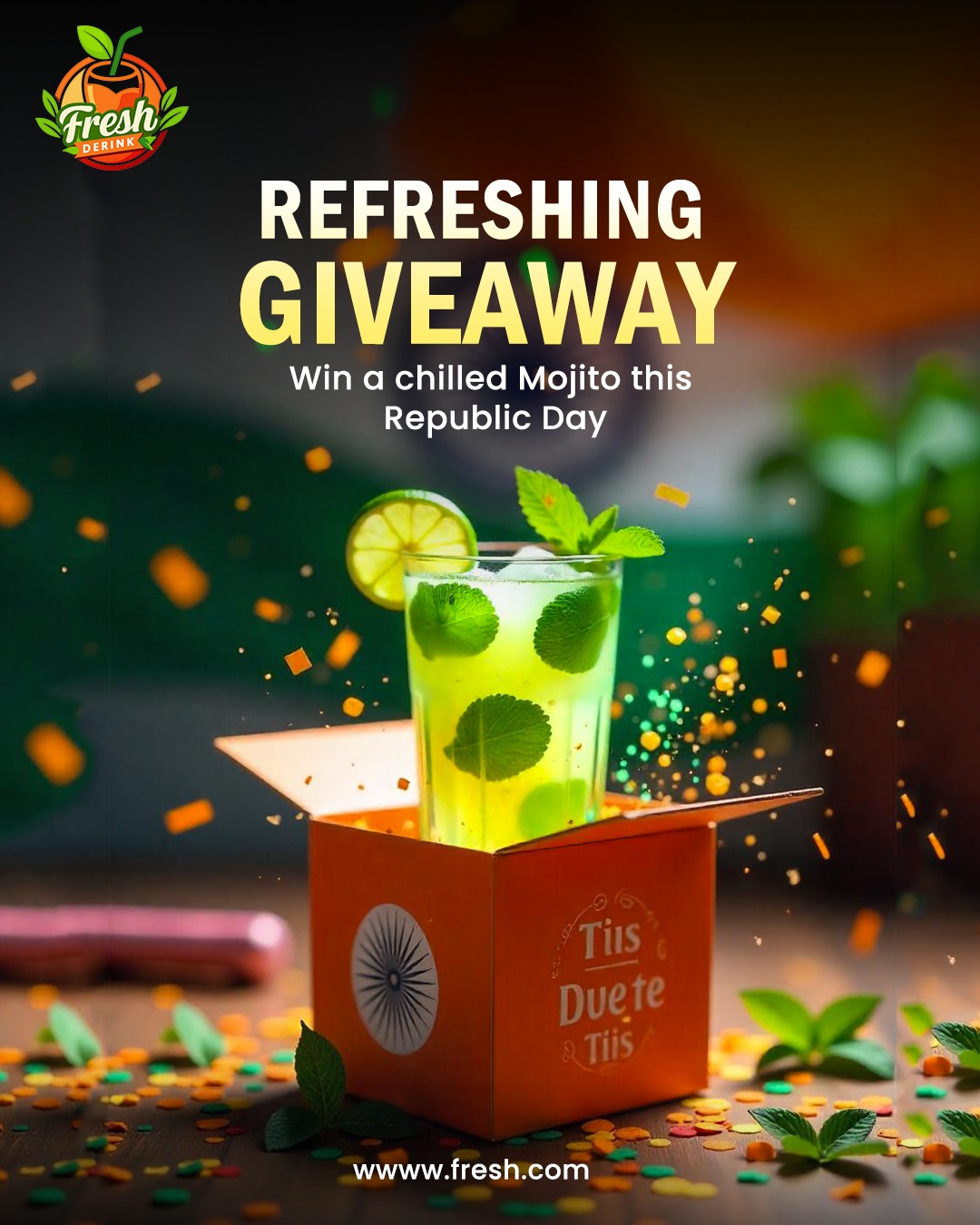 Mojito Giveaway Poster